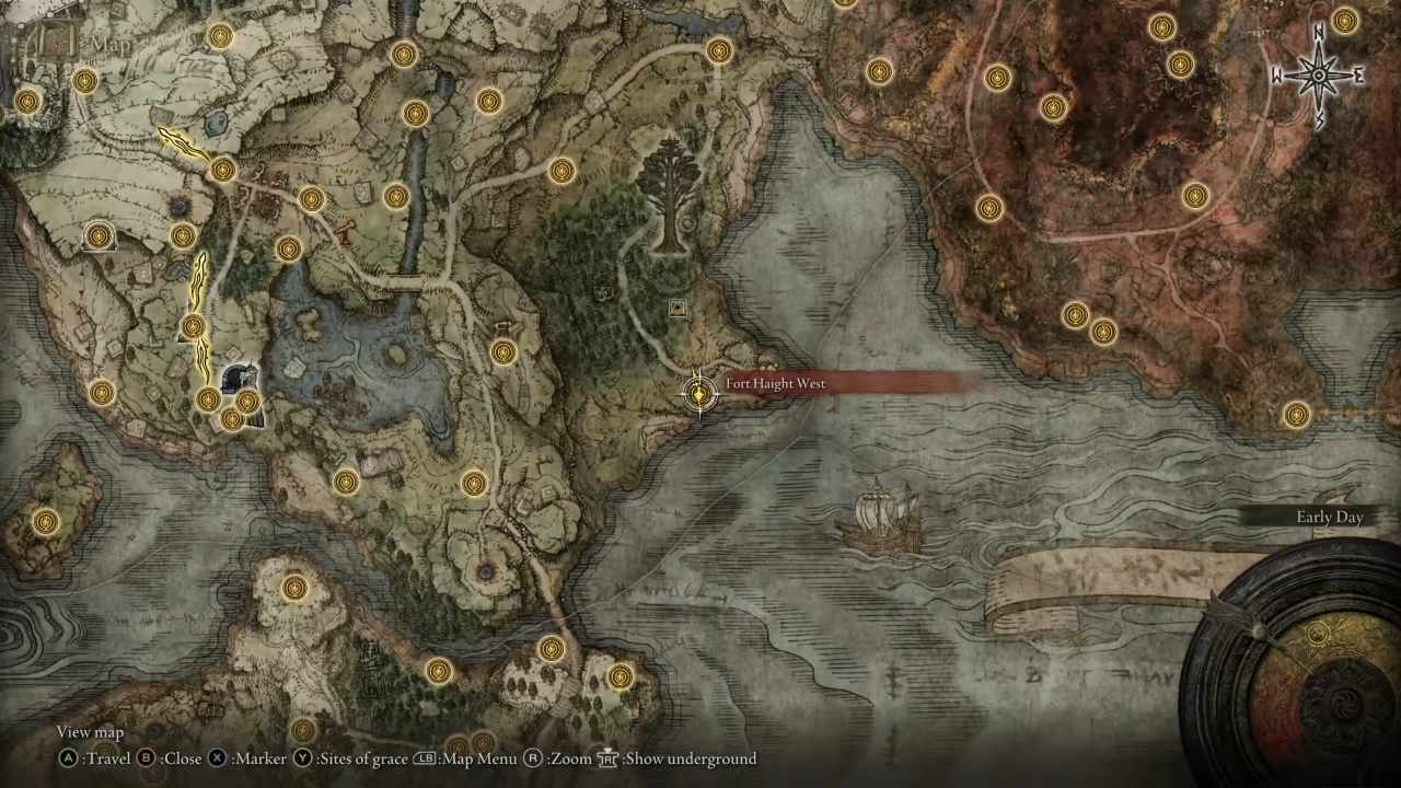 Elden Ring: Tarnished Edition Fort Haight location 