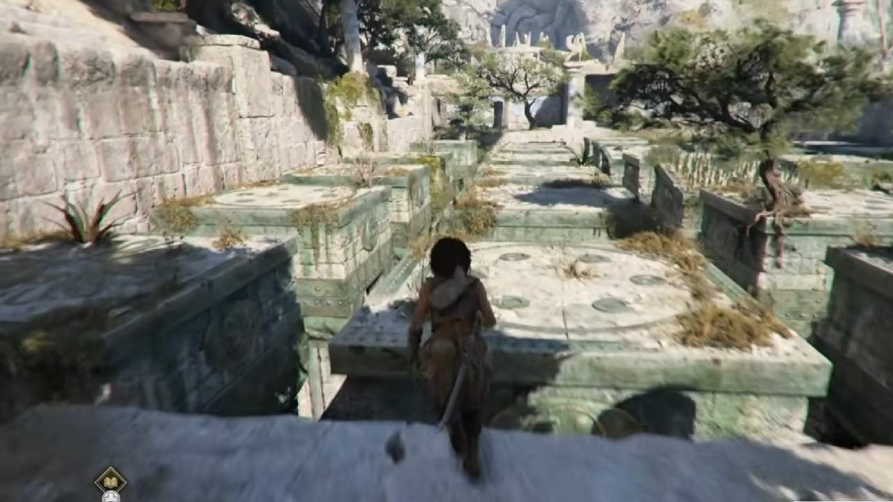 Jumping Across to a Platform to Clear the Puzzle