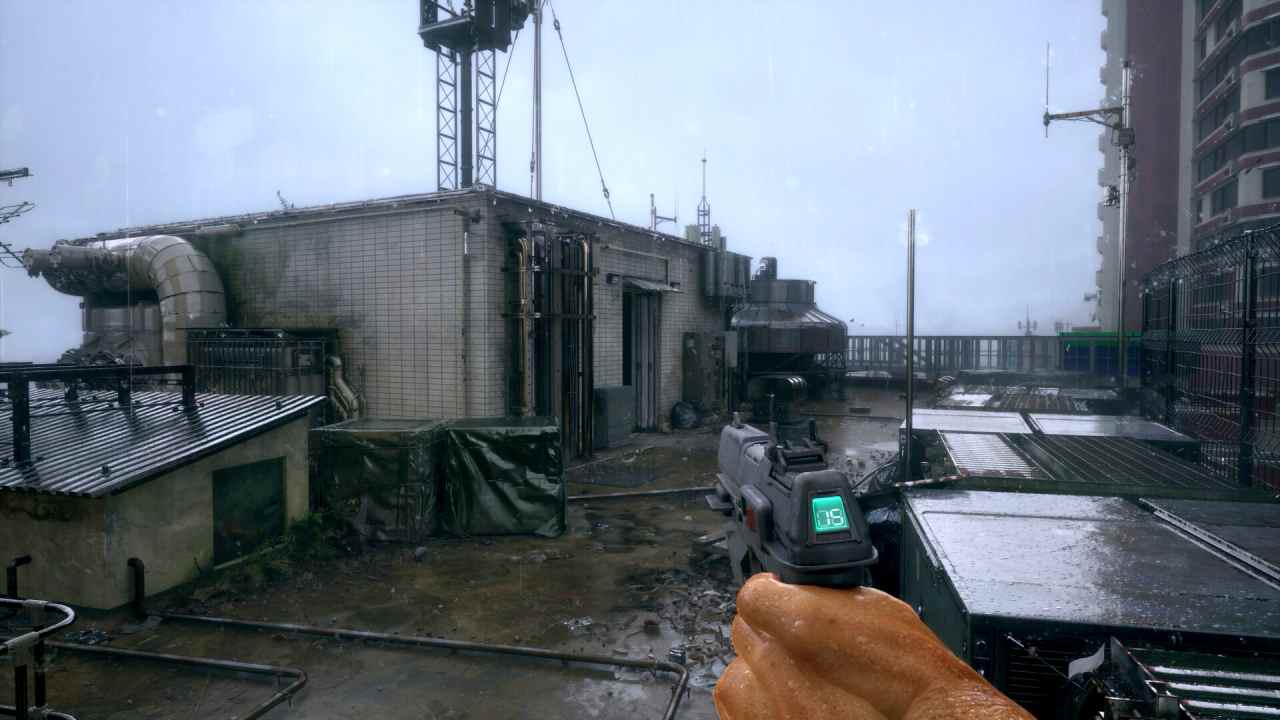 NO LAW First Person POV of Holding a Gun 