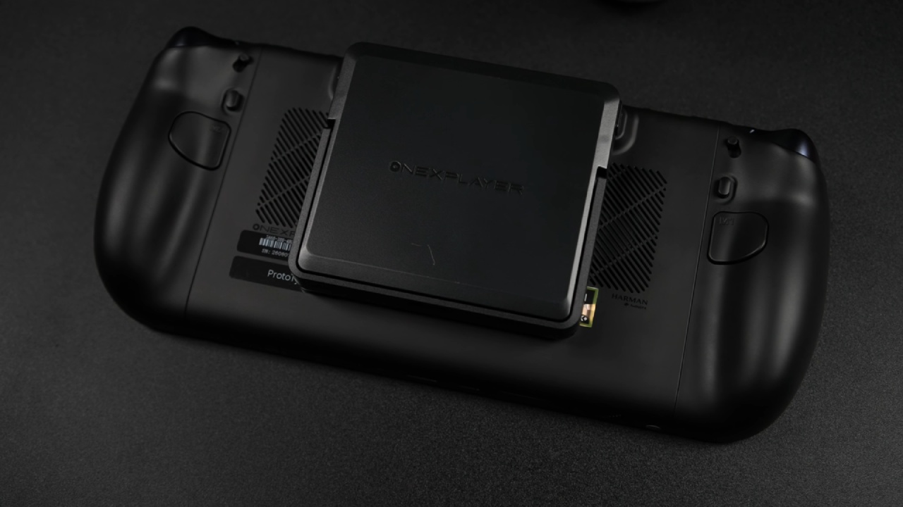 OneXPlayer X2 Mini Pro backside