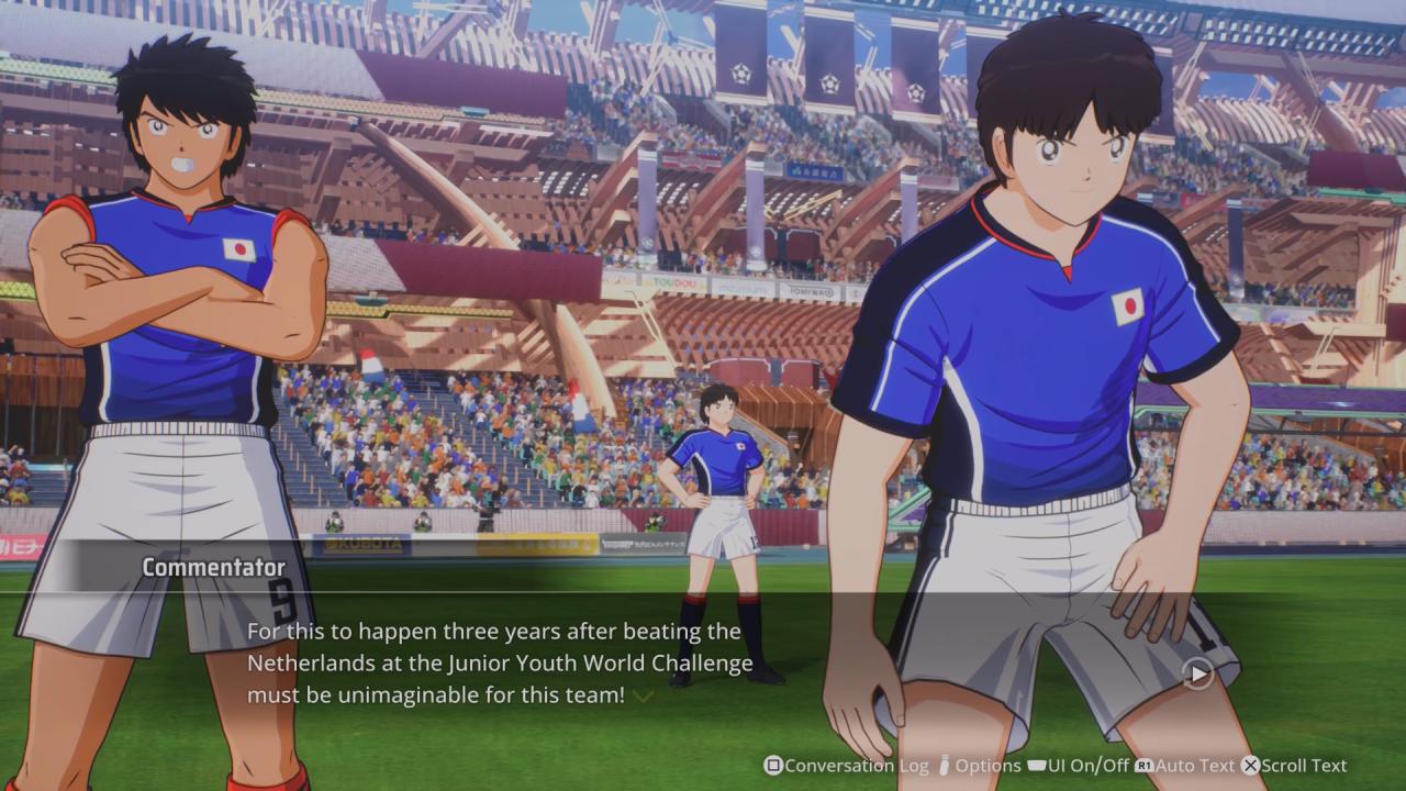 CAPTAIN TSUBASA 2: WORLD FIGHTERS Protagonist Before the Match