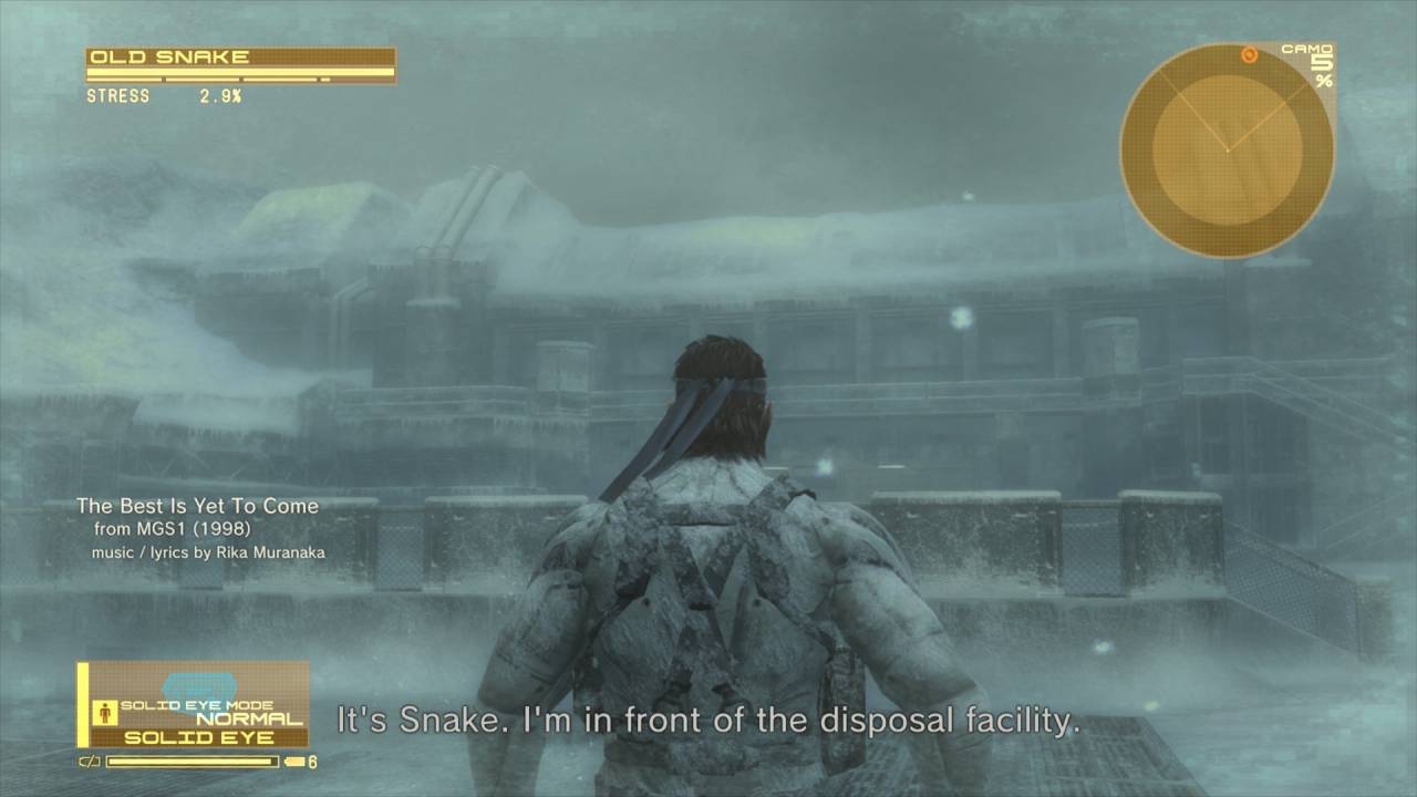 MGS4: Guns of the Patriots &ndash; Master Collection Version Old Snake Disposal Facility