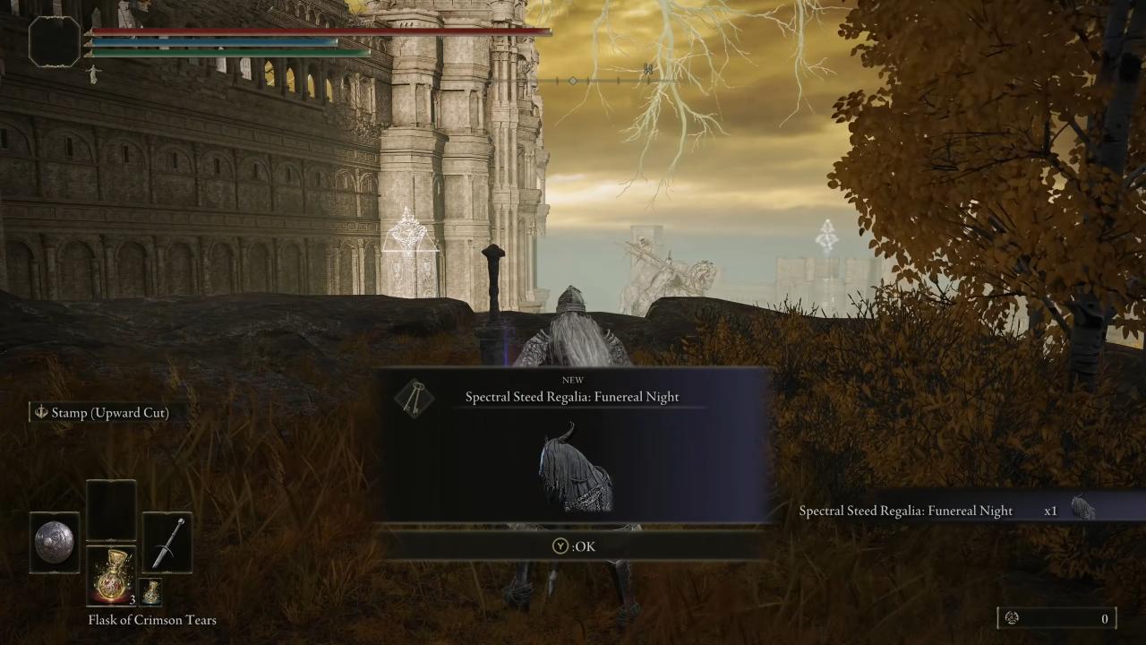 Elden Ring: Tarnished Edition collecting Funereal Night Spectral