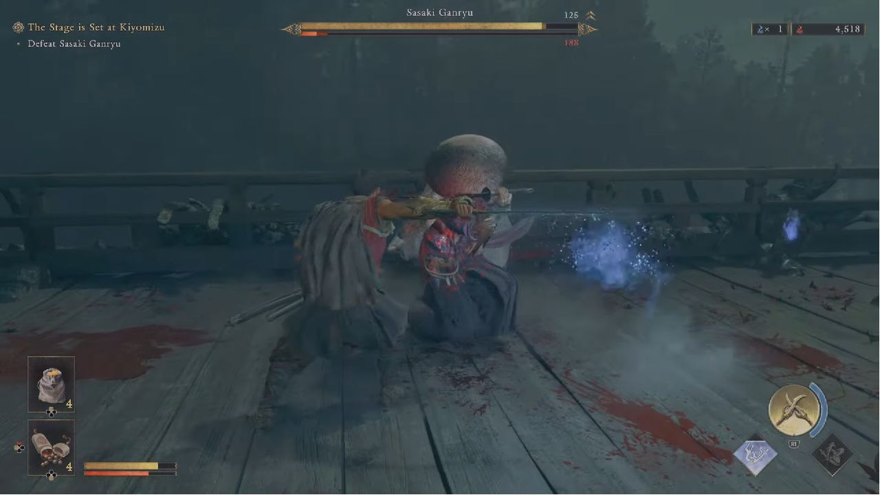 Onimusha: Way of the Sword Fighting Sasaki Ganryu