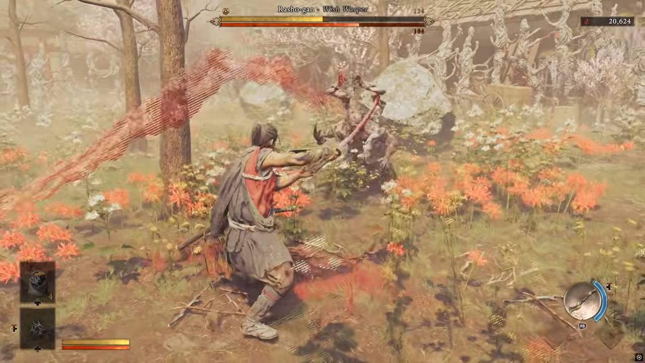Onimusha: Way of the Sword fighting Rasho-gan