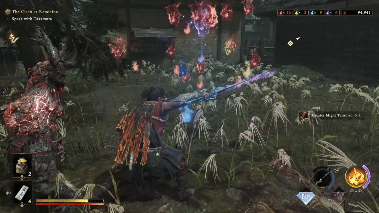 Onimusha: Way of the Sword collecting souls