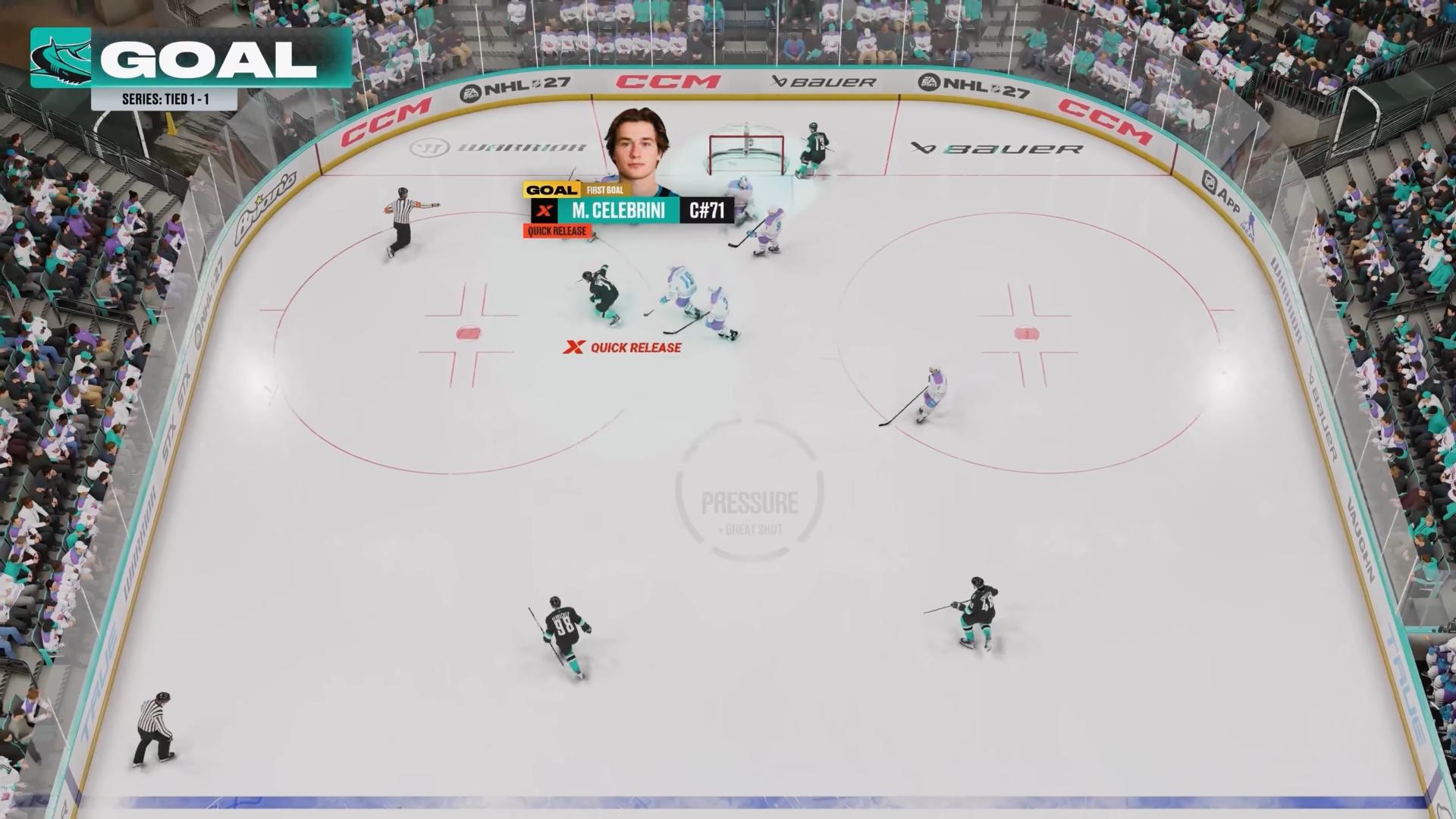 EA Sports NHL 27 Scoring Goals