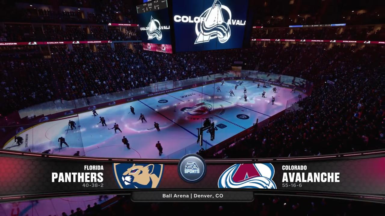 EA Sports NHL 27 Florida Panthers vs Colorado Avalanche