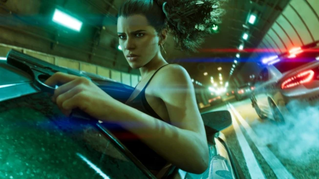 GTA 6 Lucia with a Gun 