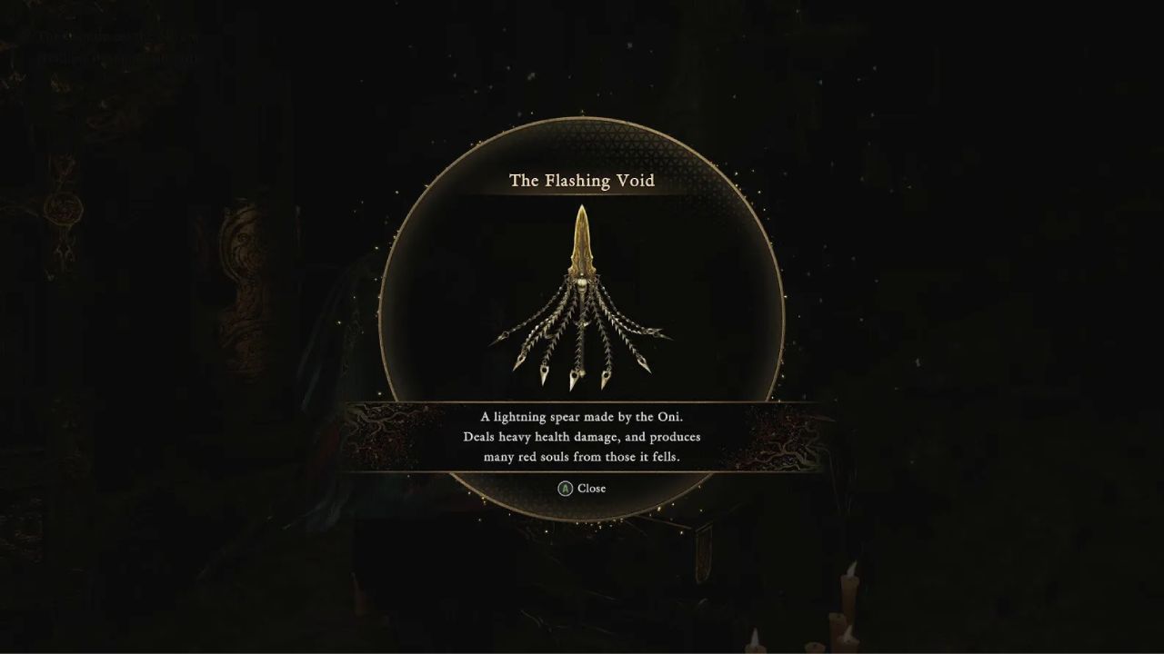 Onimusha: Way of the Sword The Flashing Void armament