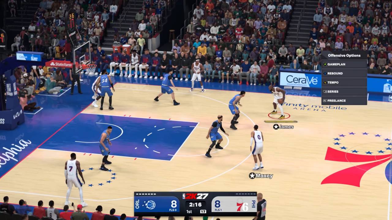 NBA 2K27 Gameplay Offensive Options