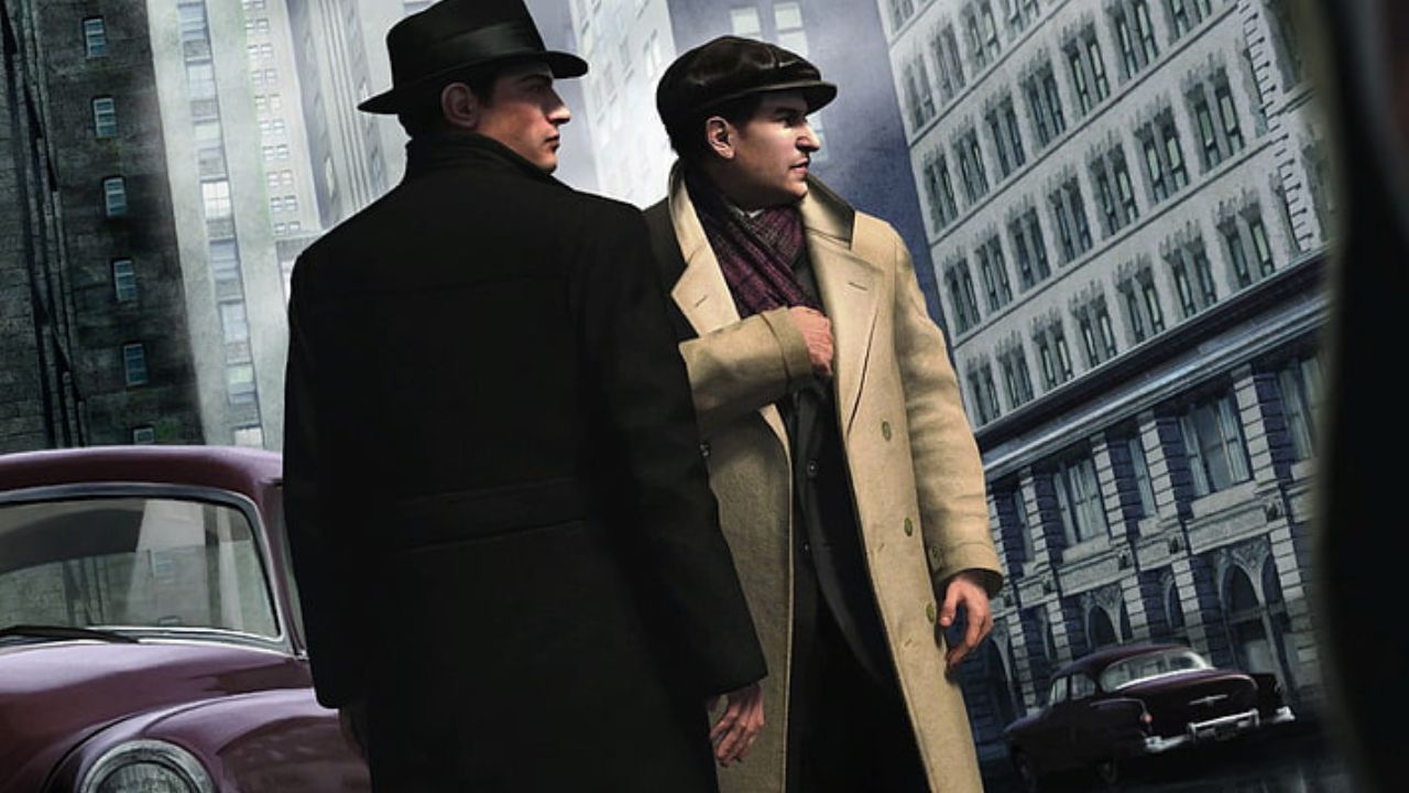 Mafia 4 Protagonist putting hand inside his coat