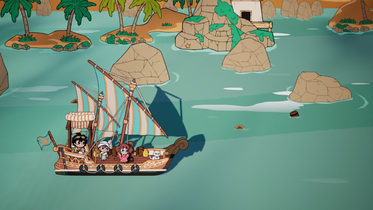 Port of Jumanah Mansour sails the sea