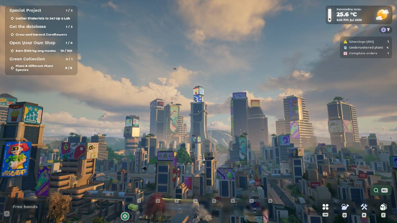 Tiny Eden special project futuristic city