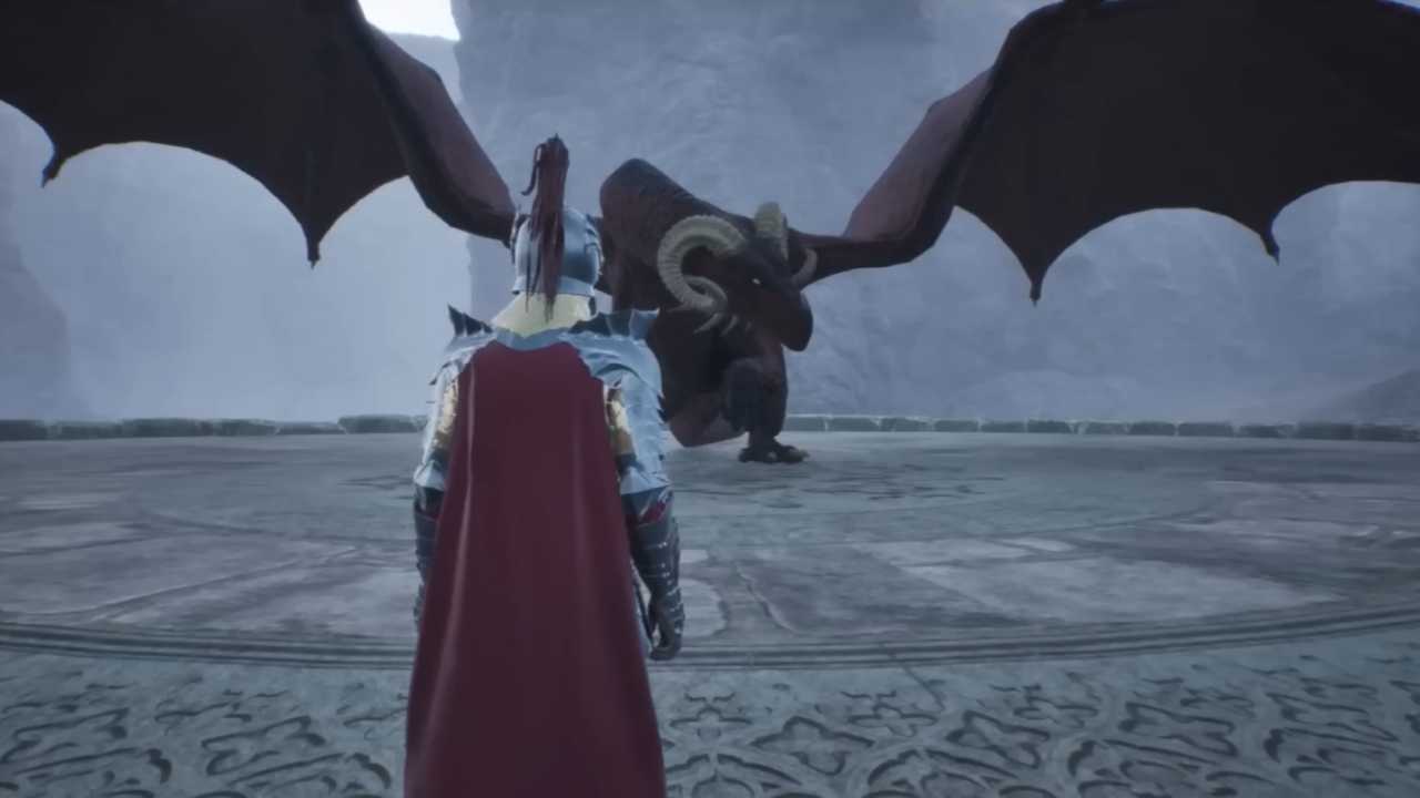 Dragon Twin Protagonist with Dragon