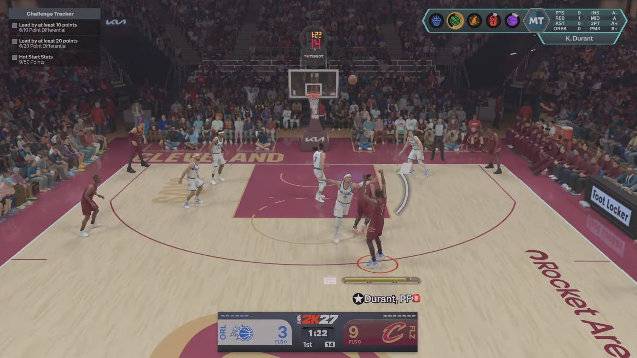 NBA 2K27 domination gameplay