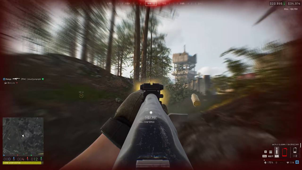 Wardogs Shooting at Enemies
