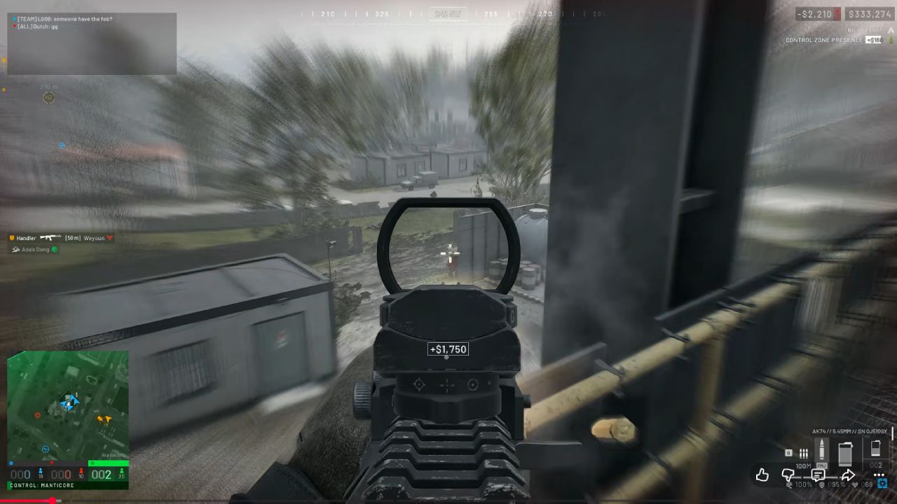 Wardogs slowmotion shooting