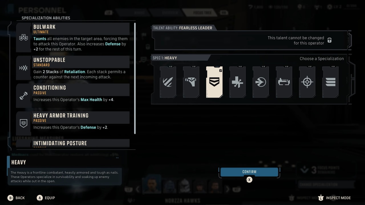 star wars zero company all classes and specializations heavy