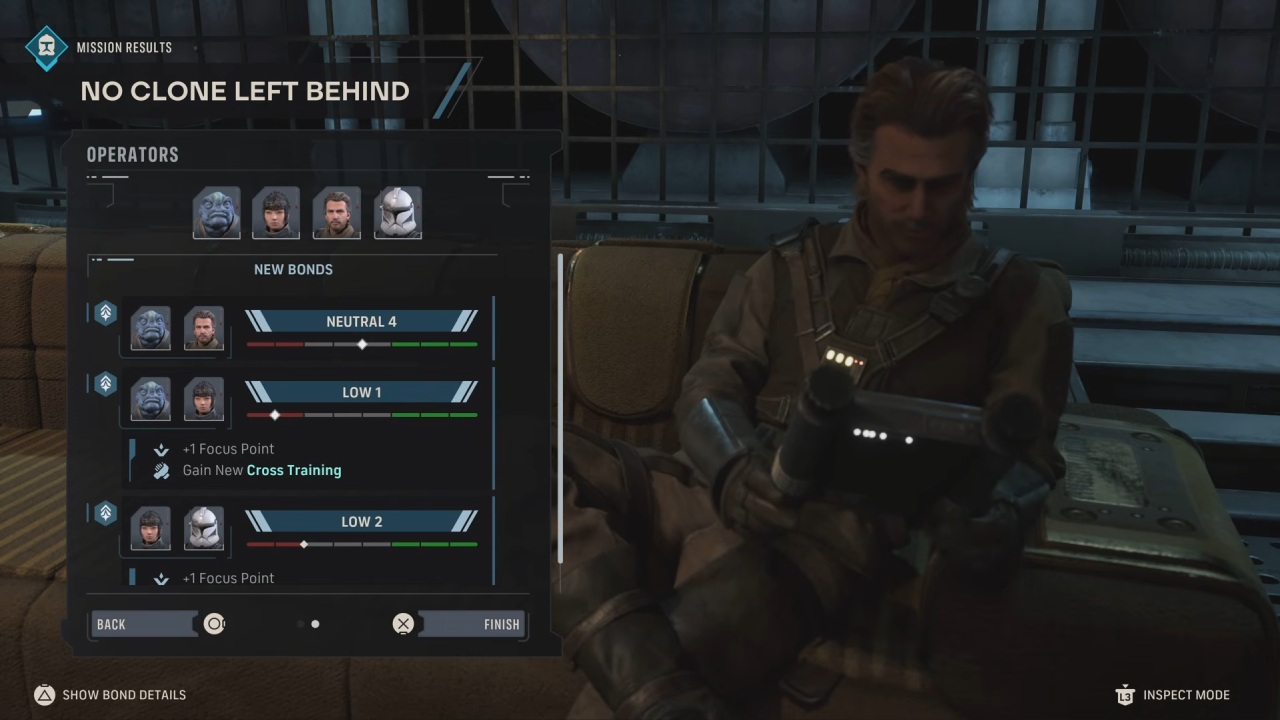star wars zero company gain bond through missions
