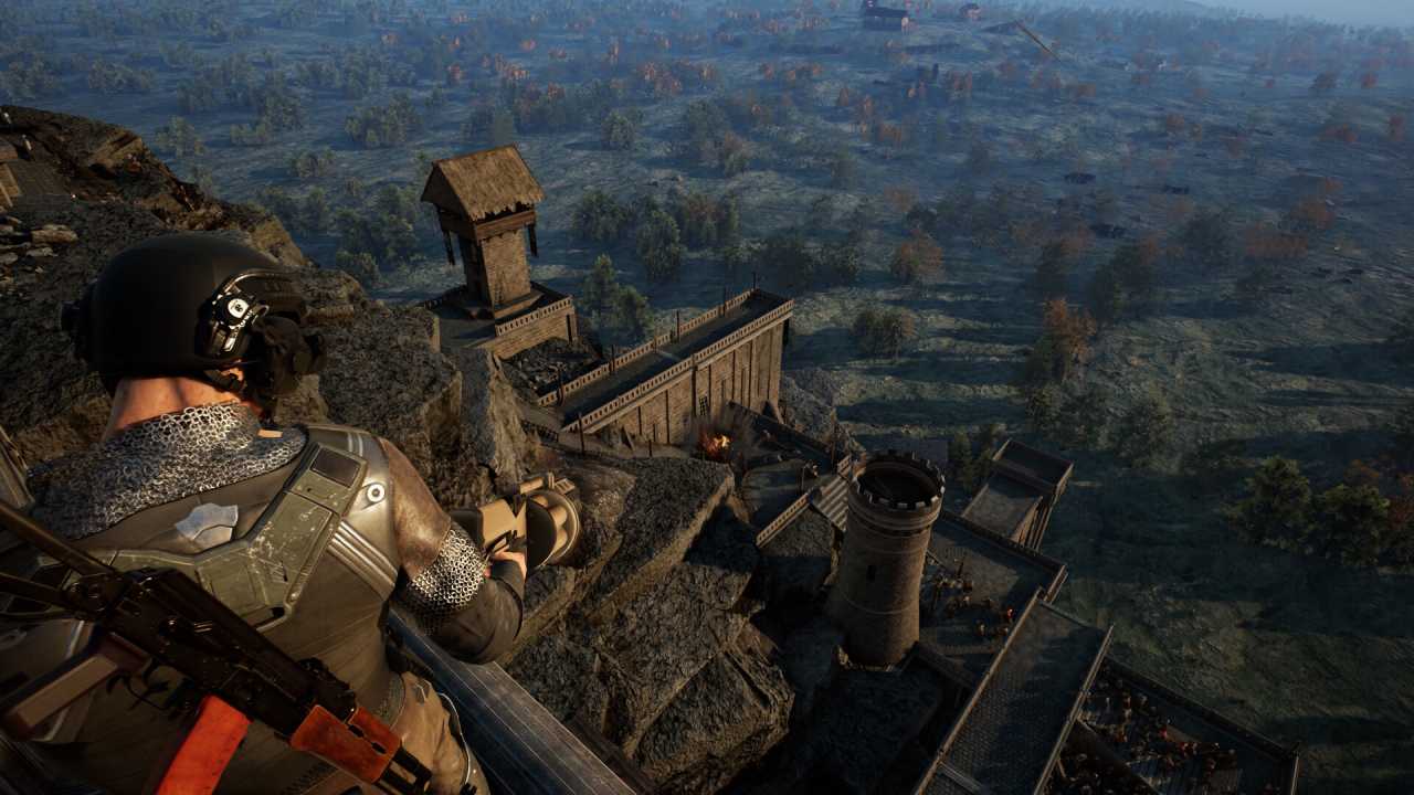 Kingmakers Protagonist with a grenade launcher 