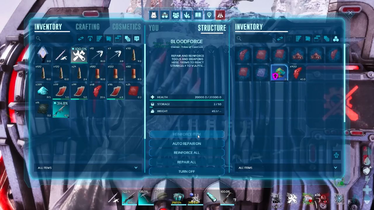 Ark Survival Ascended Guide Make Corrupted Vulpite in the Bloodforge