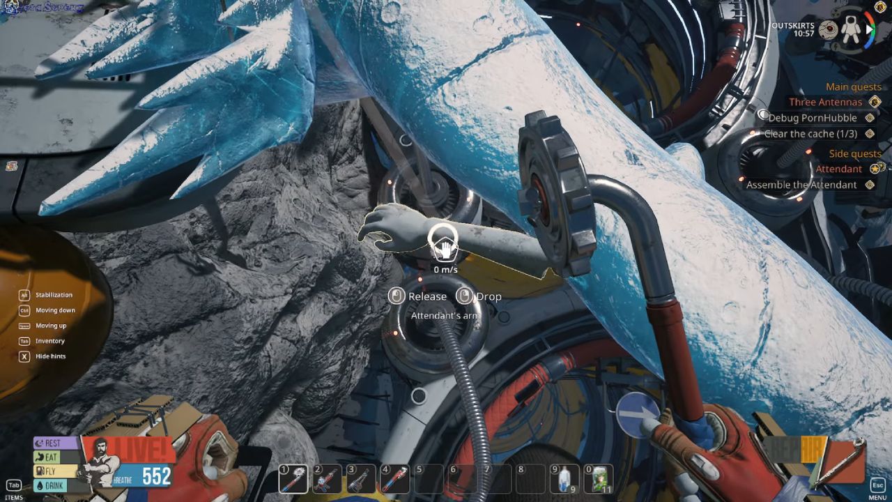 Breathedge 2 Guide Find the Attendant&rsquo;s Arm