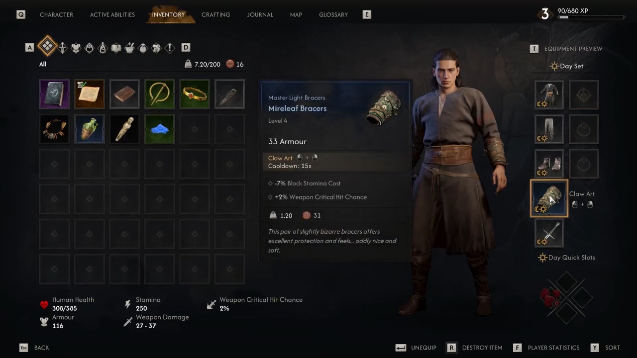 The blood of dawn walker Mireleaf bracers