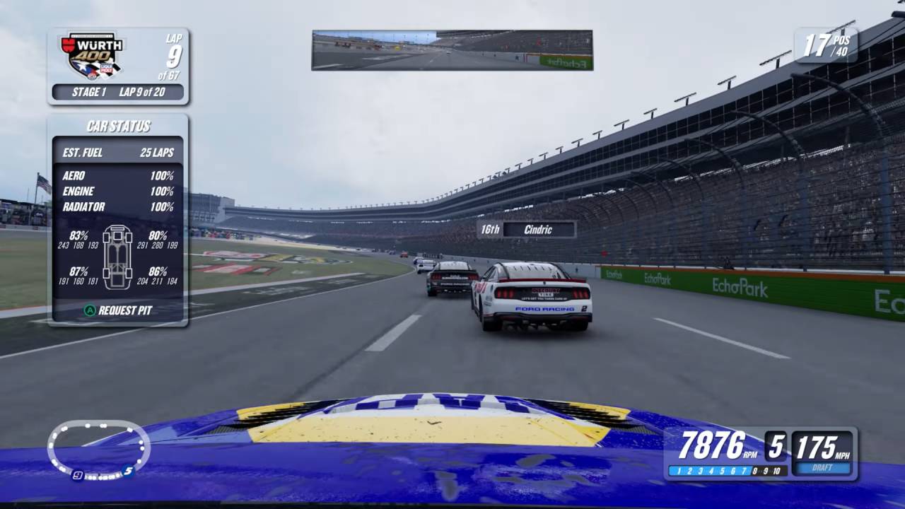iRacing Studios NASCAR 26 Racing on Foggy Day