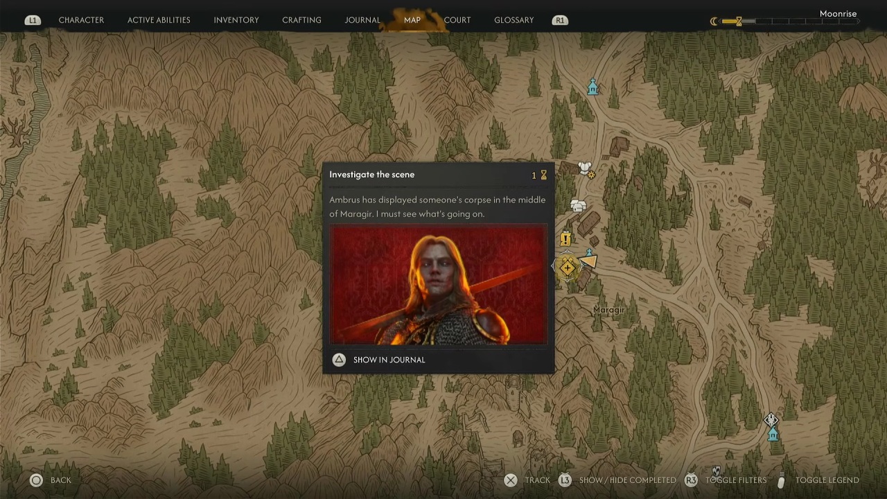 The blood of dawn walker Ambrus cuirass location