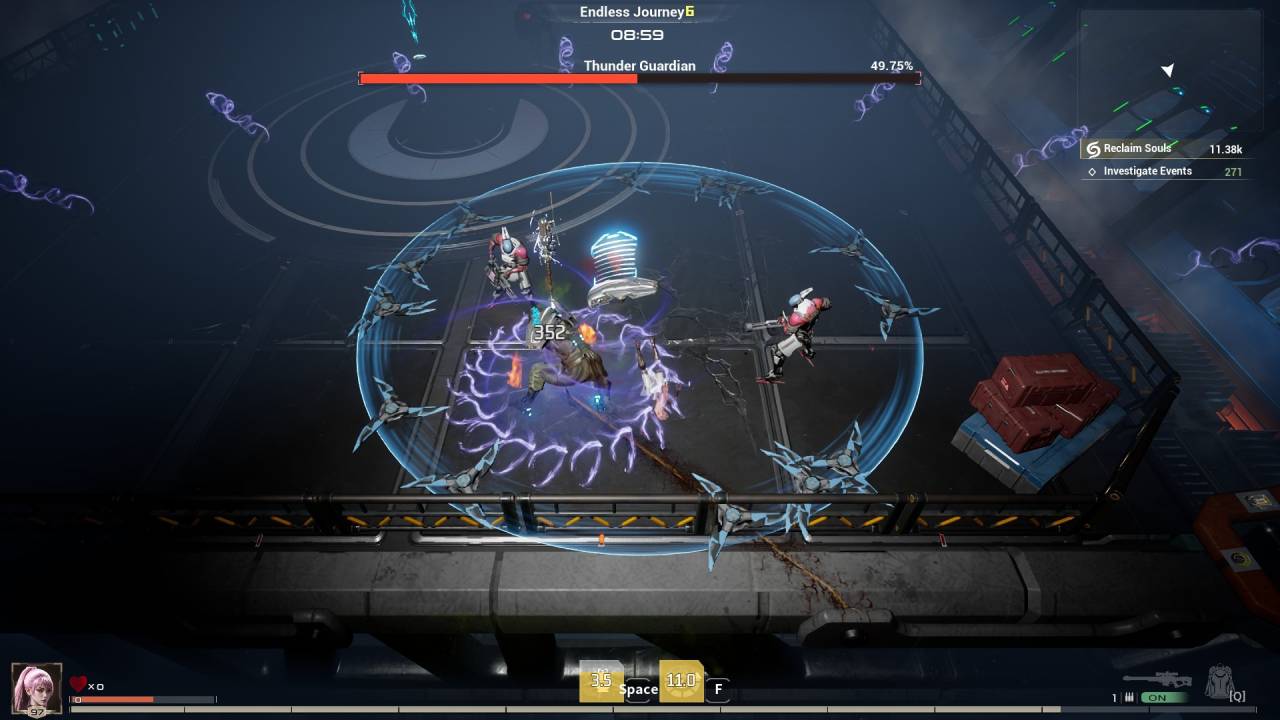 R.I.P. - Reincarnation Insurance Program elite agent blasting monsters with explosives
