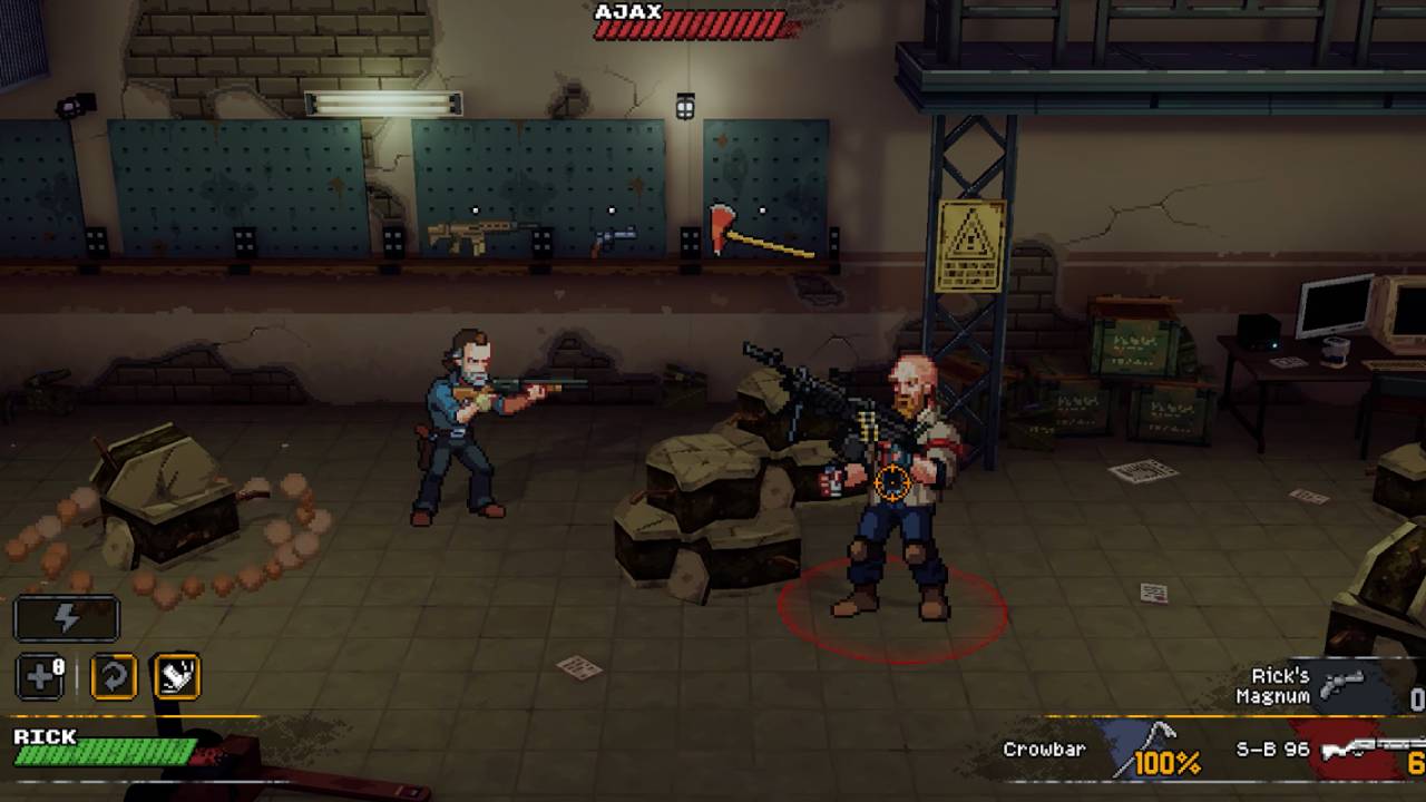 The Walking Dead: Streets of Survival Ajax Boss Fight vs Rick