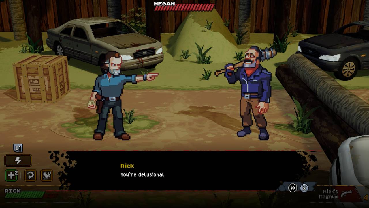 The Walking Dead: Streets of Survival Negan Final Boss Fight vs Rick