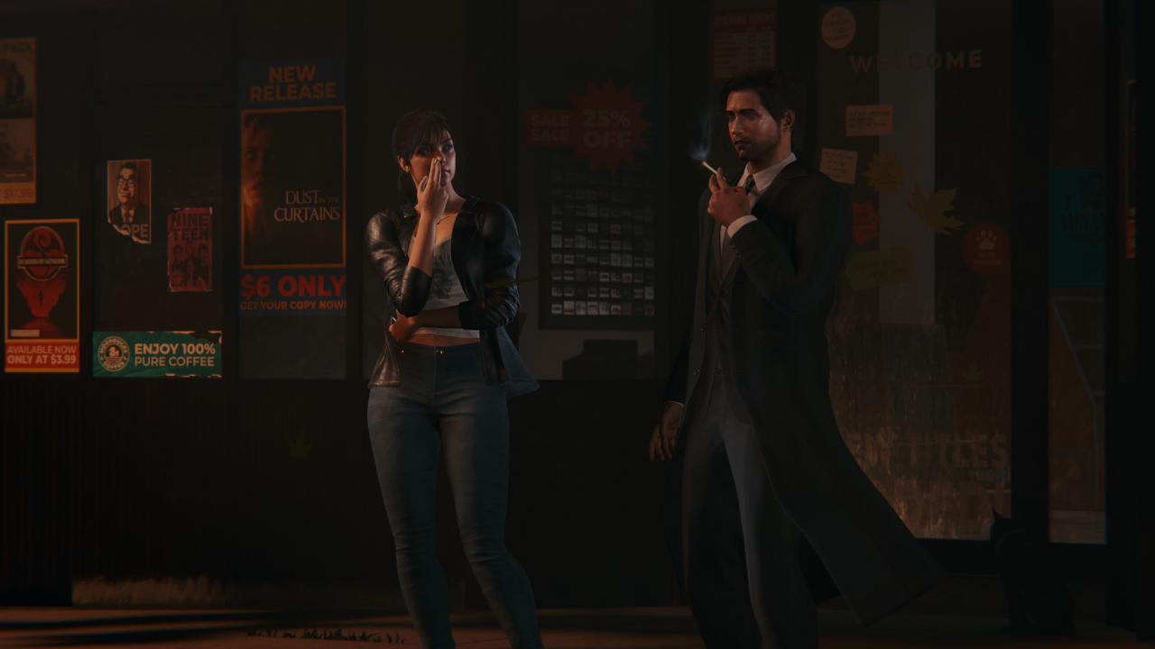 Blackwood Protagonist with his sexy girlfriend in jeans