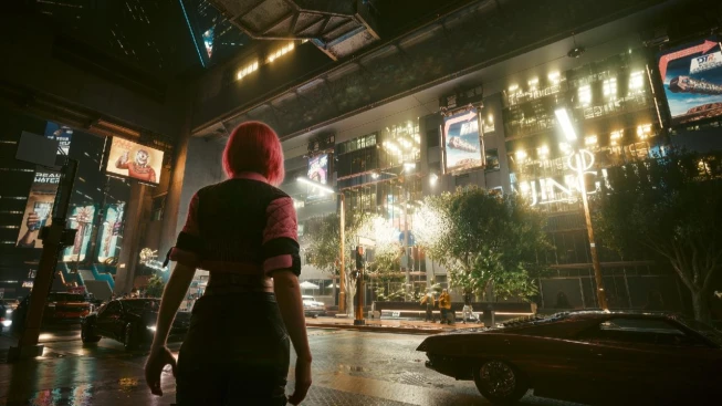 Cyberpunk 2 Female Protagonist Standing
