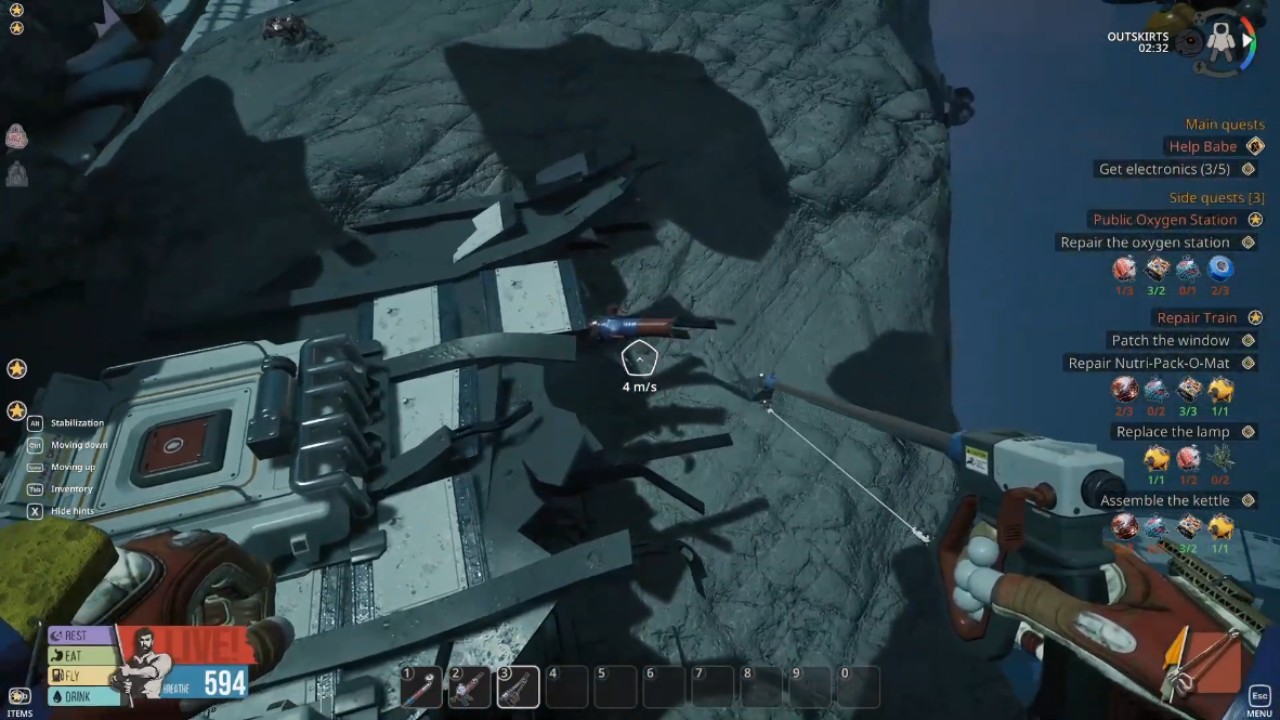 Breathedge 2 Search Nearby Debris