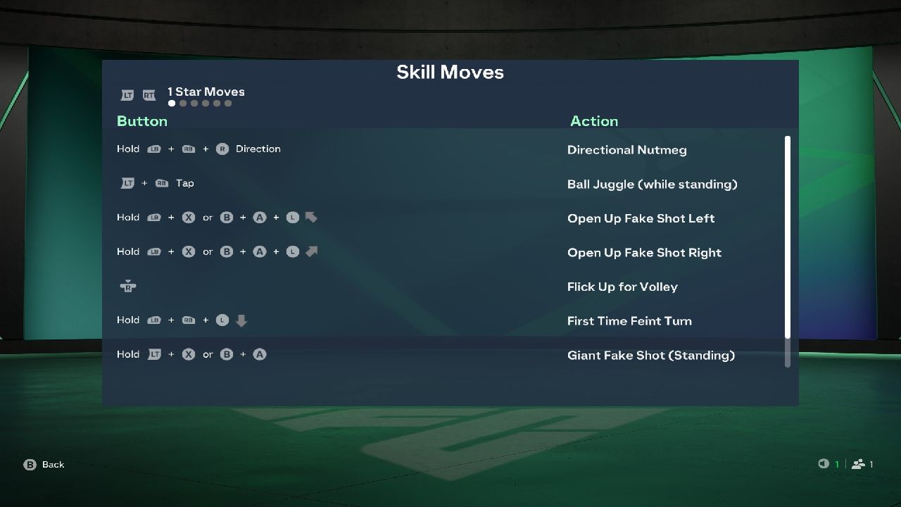 FC 27 1 star skill moves