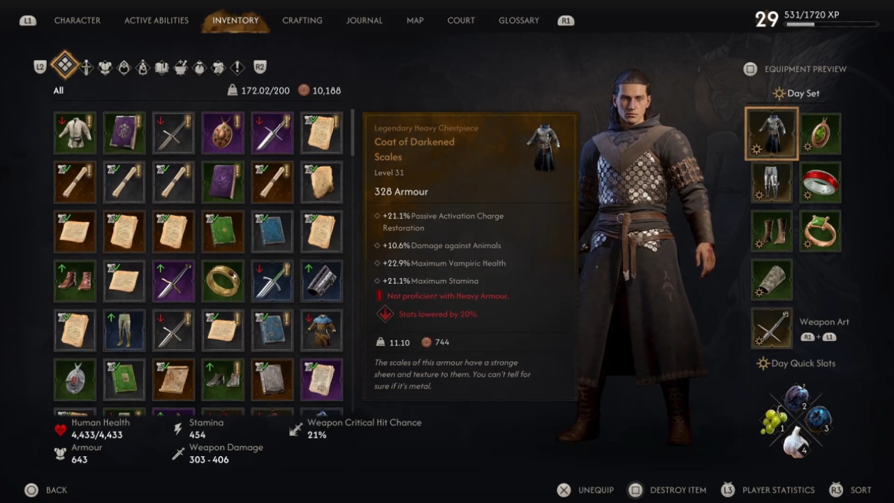 The blood of dawn walker coat of darkened scales