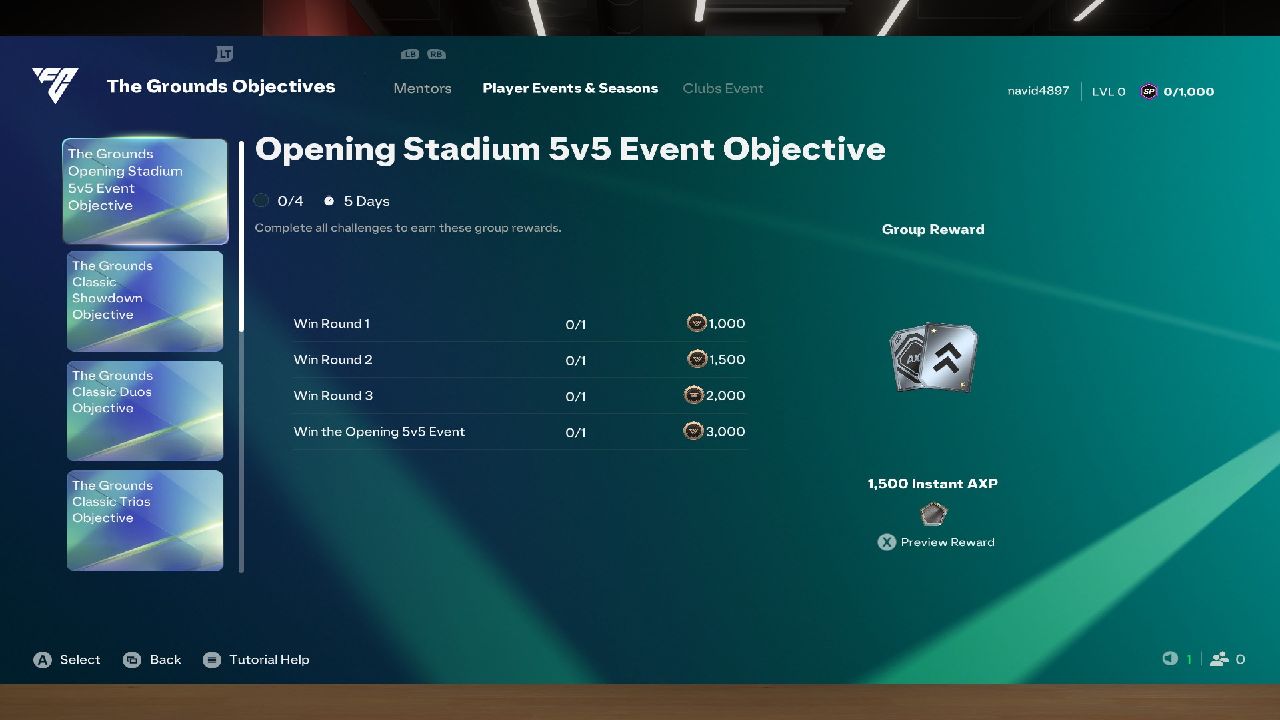 FC 27 The Grounds Objectives