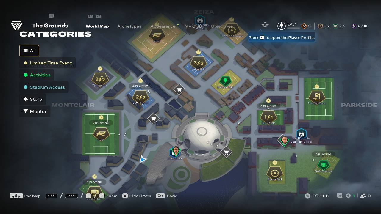 FC 27 The Ground Map