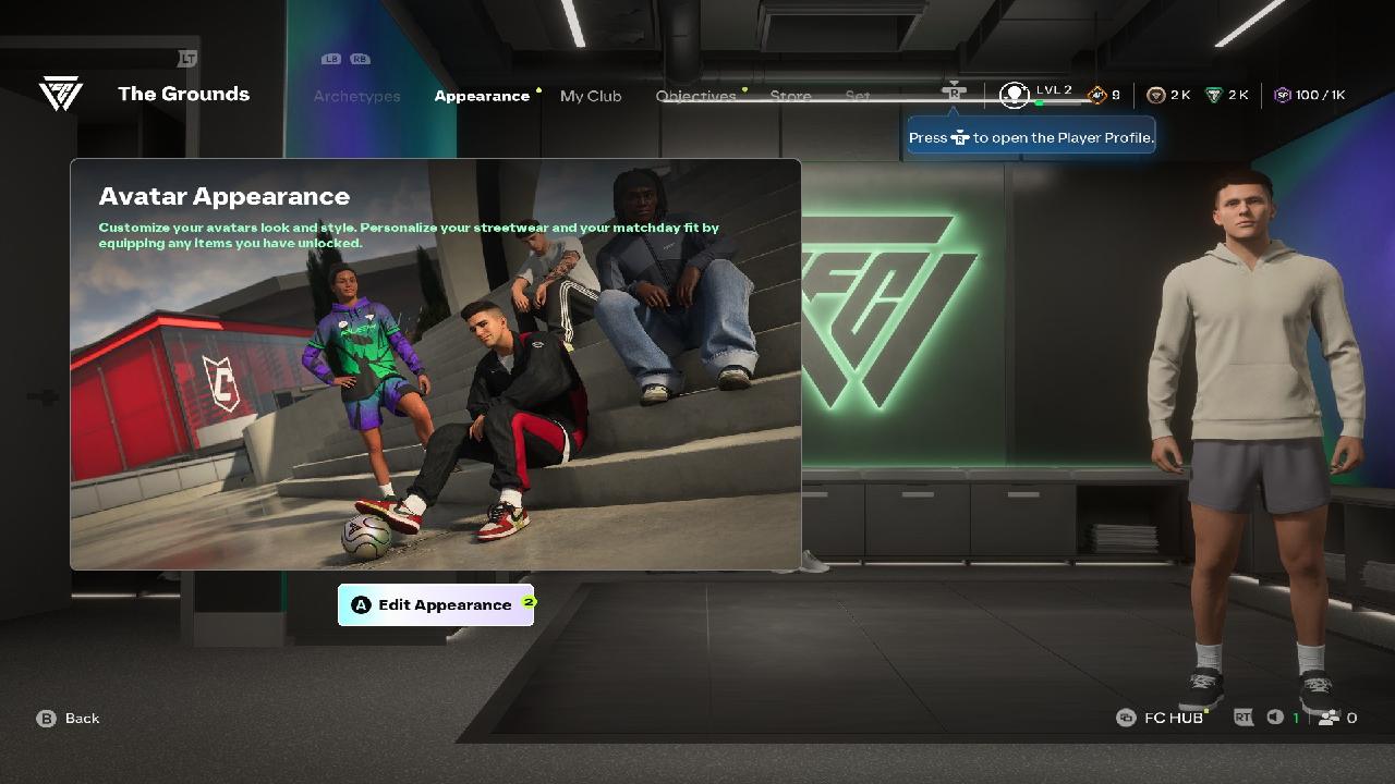 FC 27 Avatar Appearance