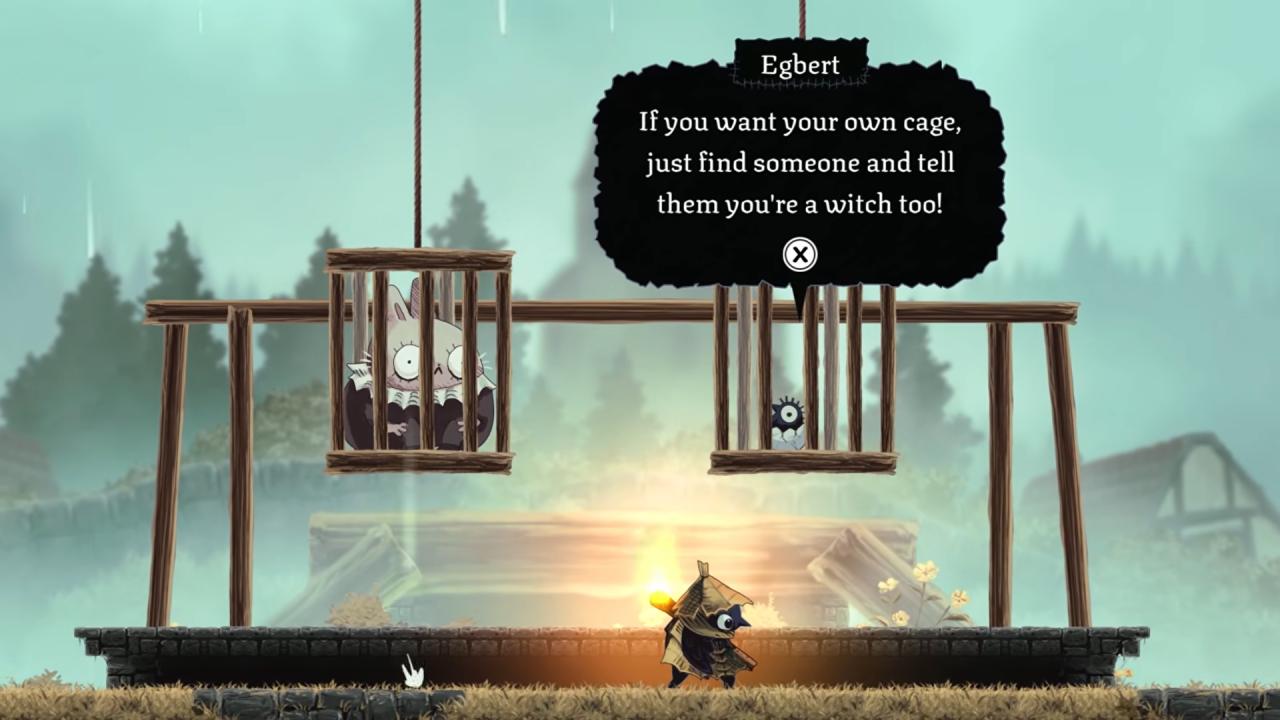 Well Dweller Glimmer speaking to Egbert