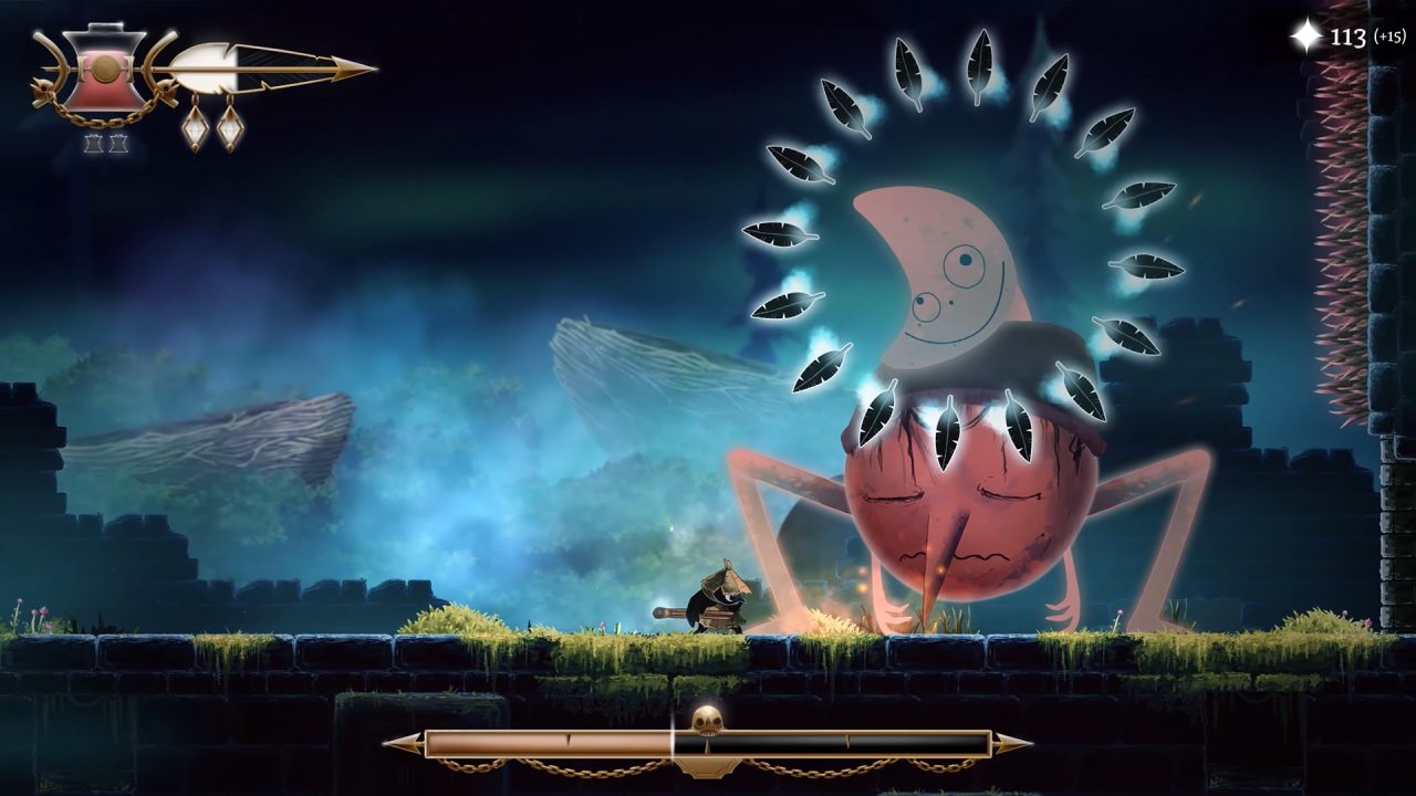 Well Dweller Glimmer fighting moon boss