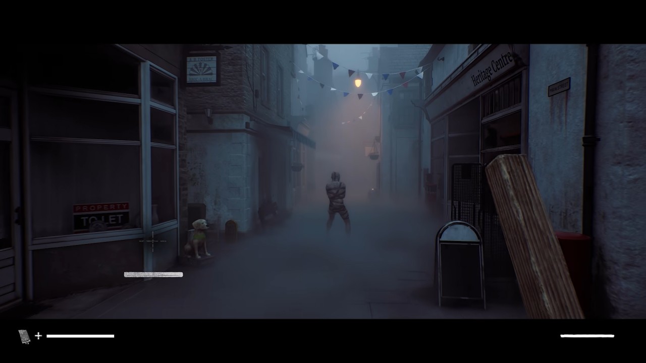 Silent Hill Townfall Simon confronting bound monster