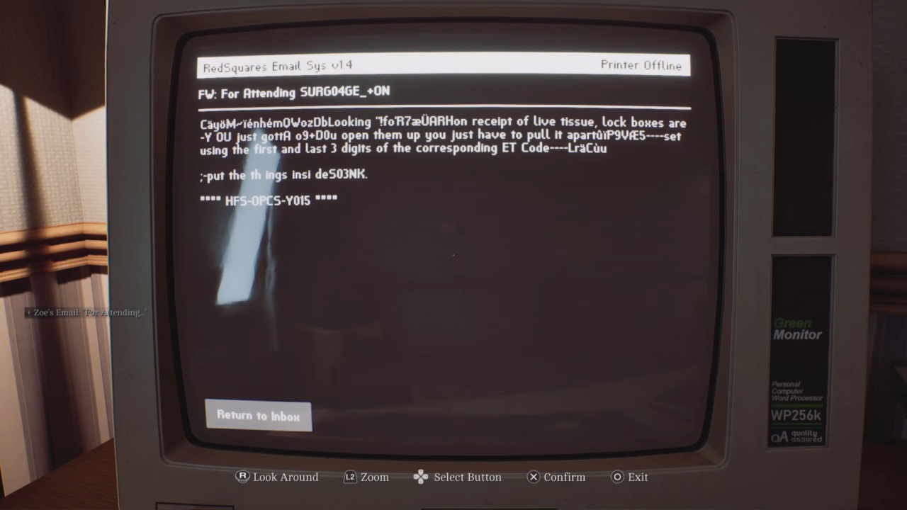 silenthill townfall zoe email