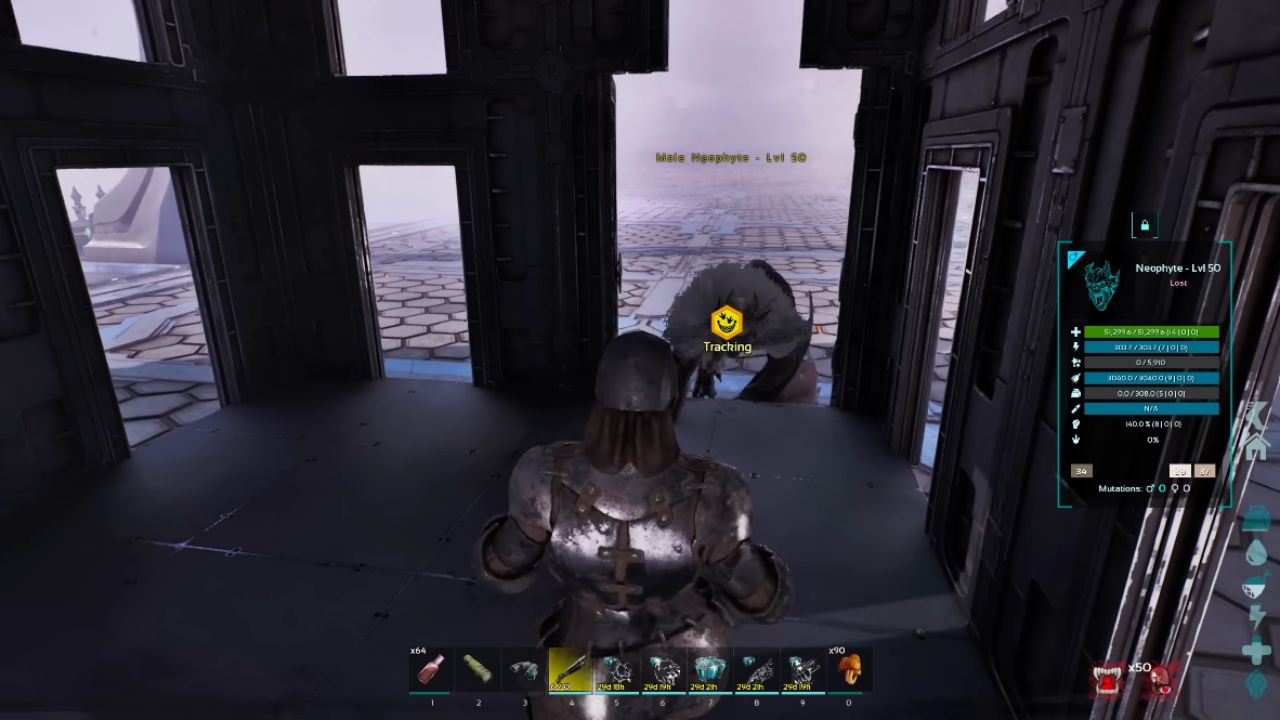 Ark Survival Ascended Trap and Bleed the Neophyte