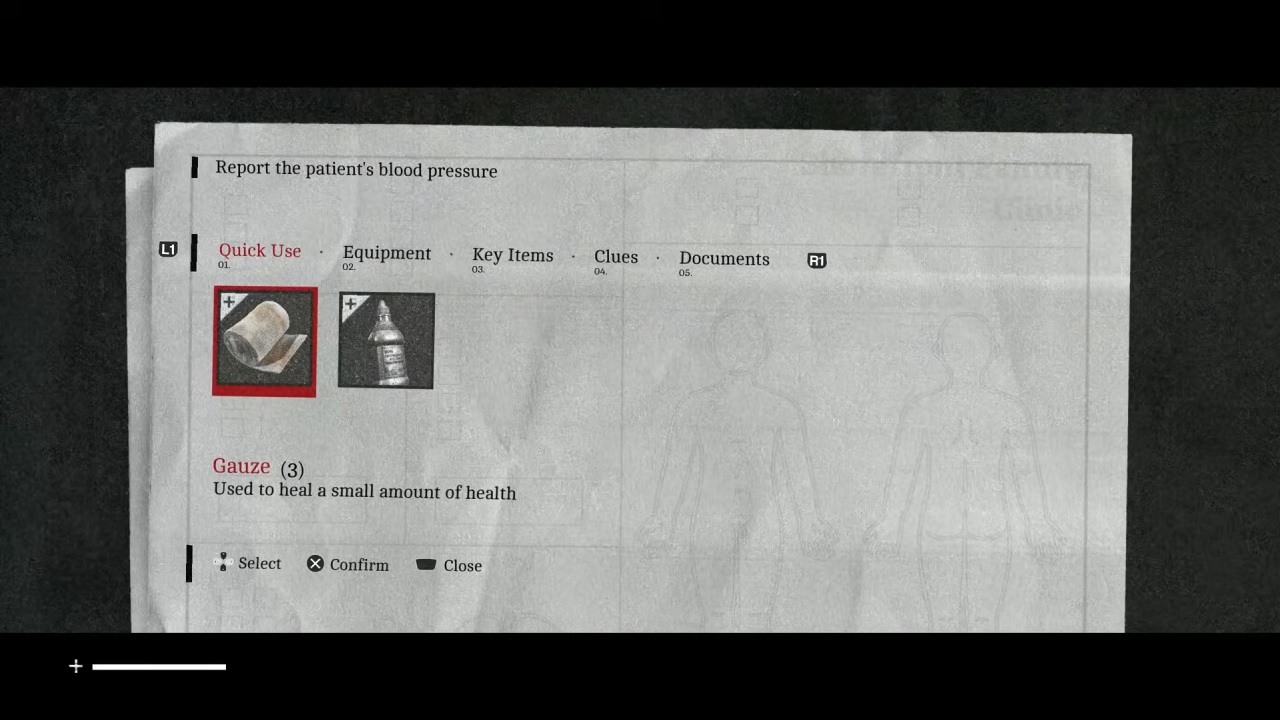 silenthill townfall report patient blood pressure
