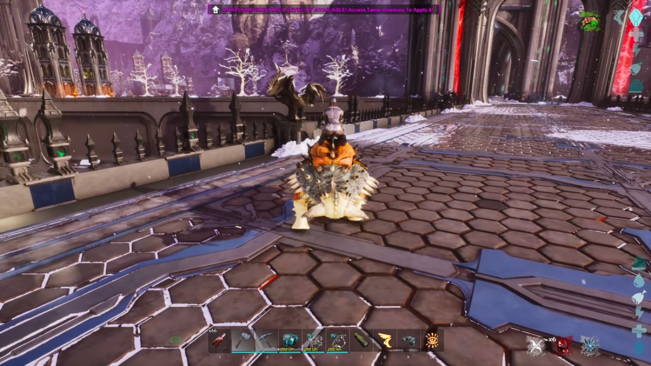 Ark Survival Ascended Use an Ankylosaurus for Better Harvesting