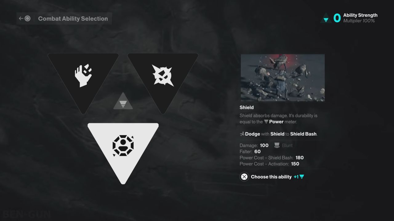 CONTROL Resonant Sheild Combat ability