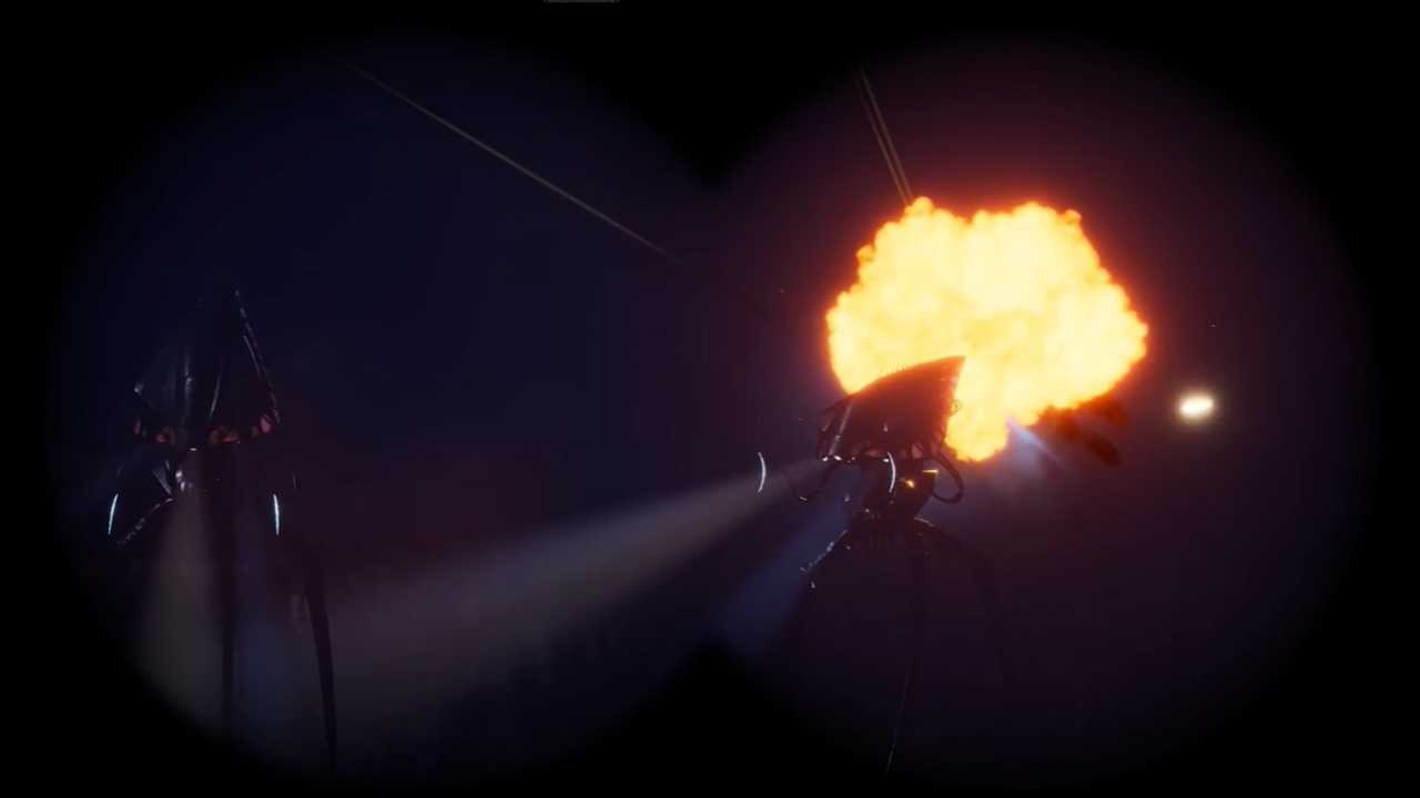 The War of the Worlds: Red Horizon Alien getting destroyed 